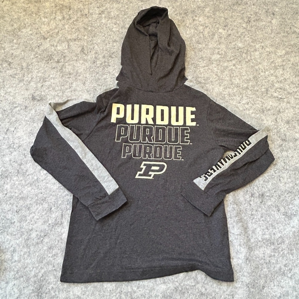 NWT Purdue Boilermakers  long-sleeve pullover hoodie Size Youth Medium 12/14